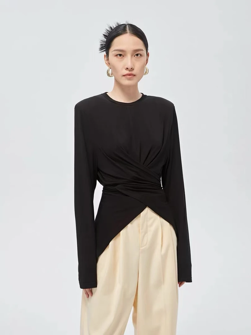 【YM高货】NN084-2025年春季新款时尚重工长袖针织百搭减龄慵懒