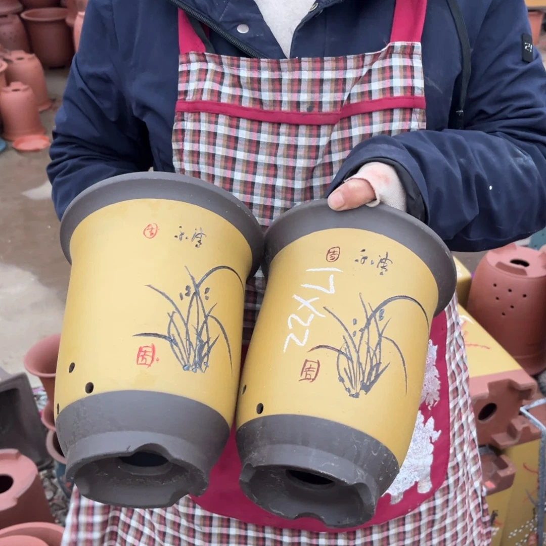 紫砂花盆紫砂花盆