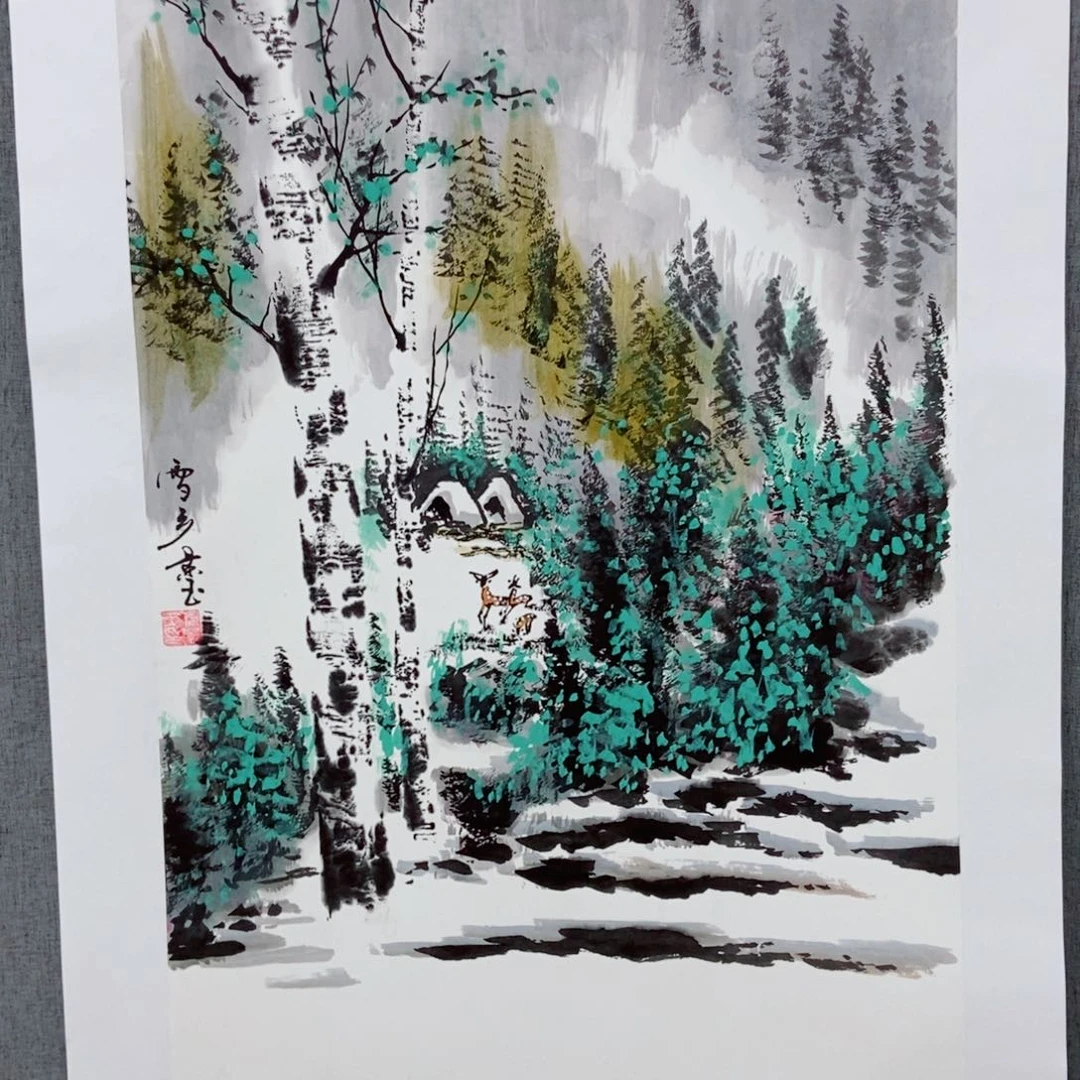国画手写手绘国画作品50