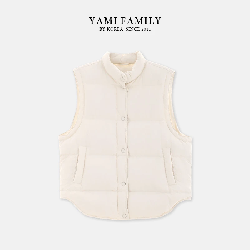 KD-706 白鸭绒短款羽绒服时尚无袖保暖秋冬百搭冬季【昭昭专属】