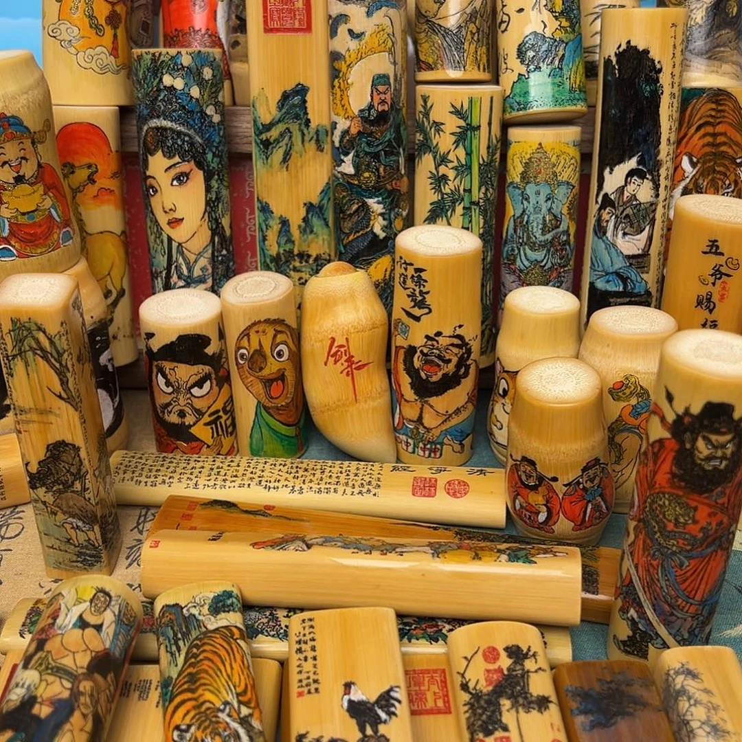 天***雨竹类实心竹直播间福利