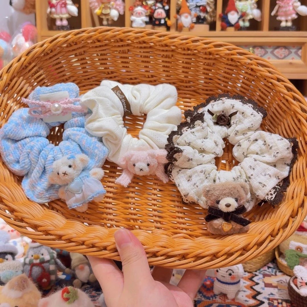 编织品3个发圈哦哦