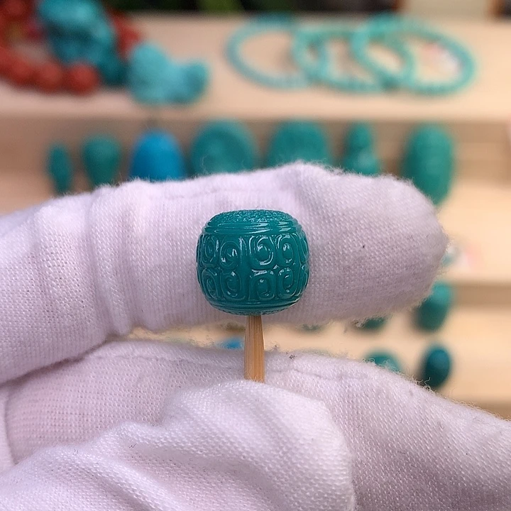 绿松石珠宝半成品未镶嵌