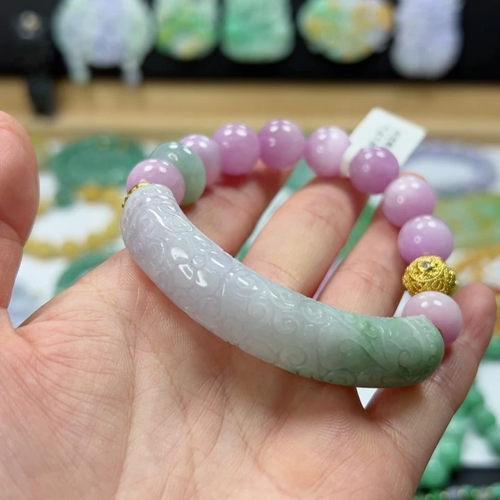 未镶嵌手链翡翠手牌