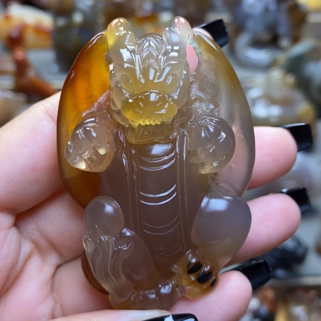 玛瑙/玉髓未镶嵌把件