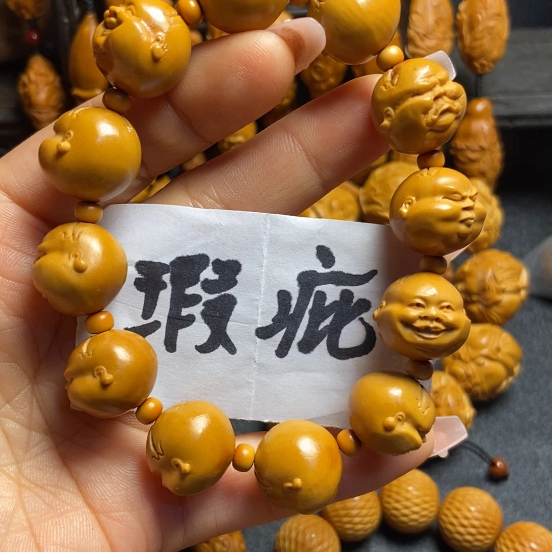 【闪购商品】手串/手链橄榄核人生百态上色