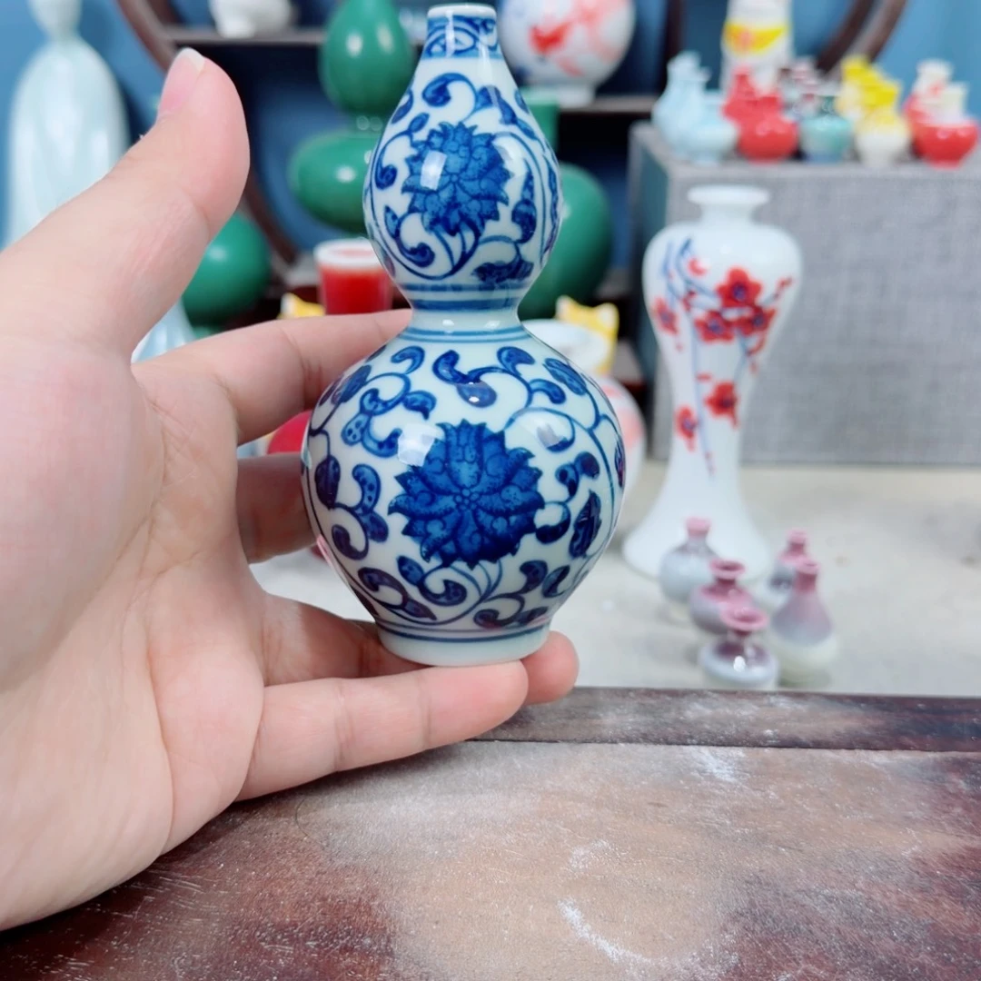 陶瓷手工小花器摆件