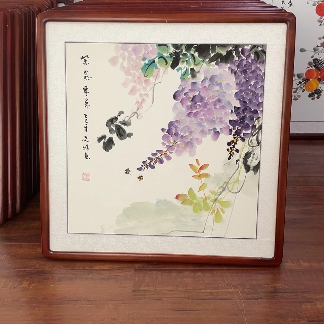 国画带框尺寸63*63厘米