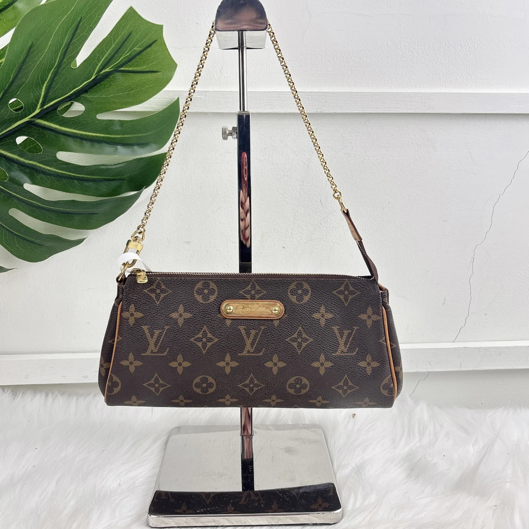 90新 LouisVuitton/路易威登 老花eva 编码12年
