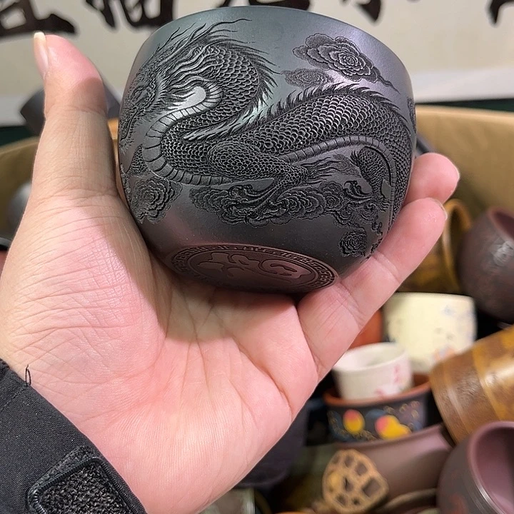 茶杯紫砂全手工紫砂主人杯