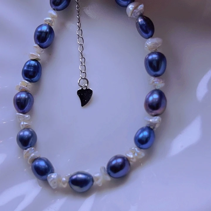 淡水珍珠手绳合金