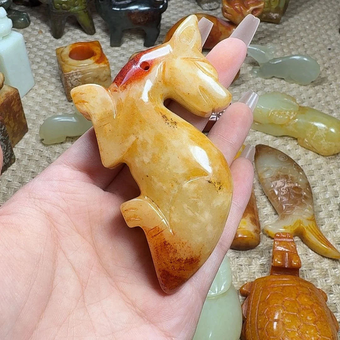 白玉菩提吊坠挂件