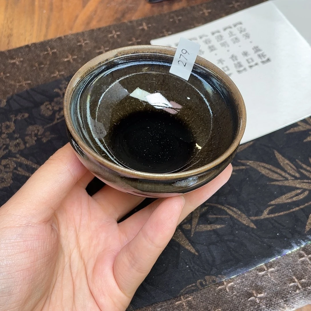 茶盏279 福临号建盏柴烧薄
