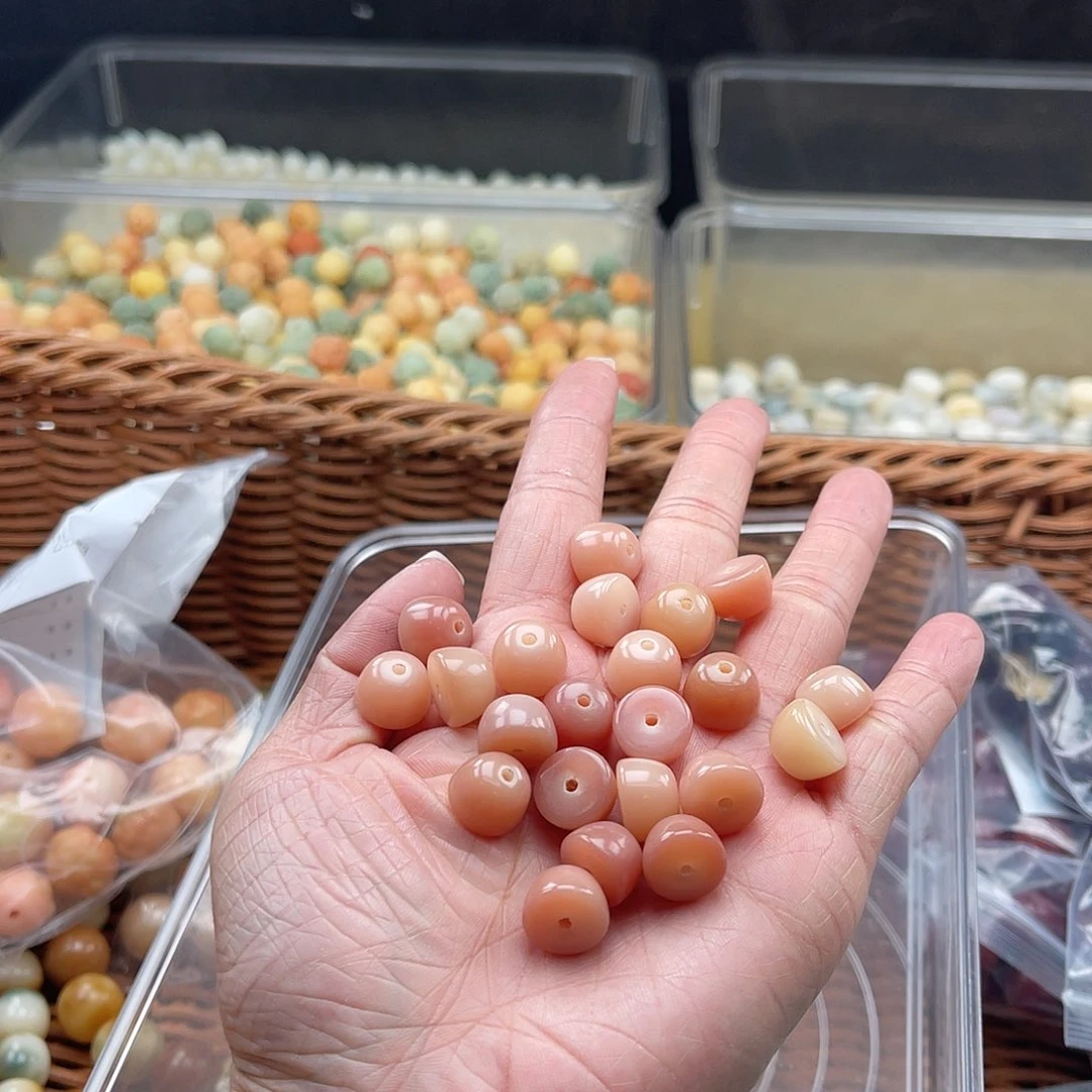 白玉菩提吊坠Q/12mm/20+6颗