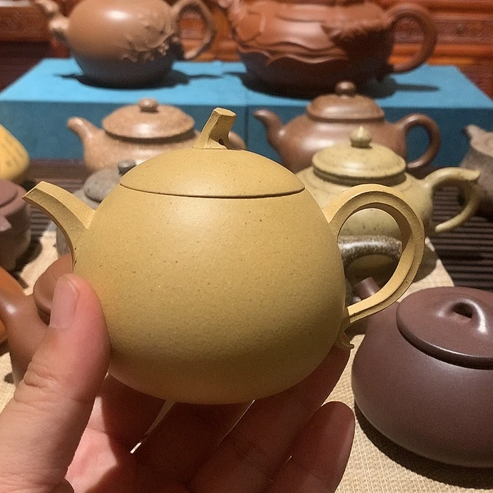 茶壶紫砂本山绿茄瓜