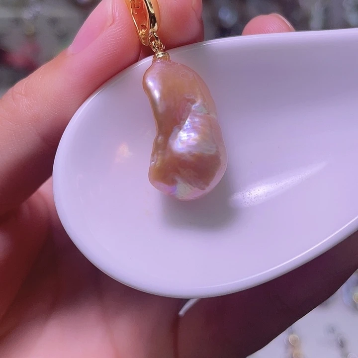 颈饰合金淡水珍珠15