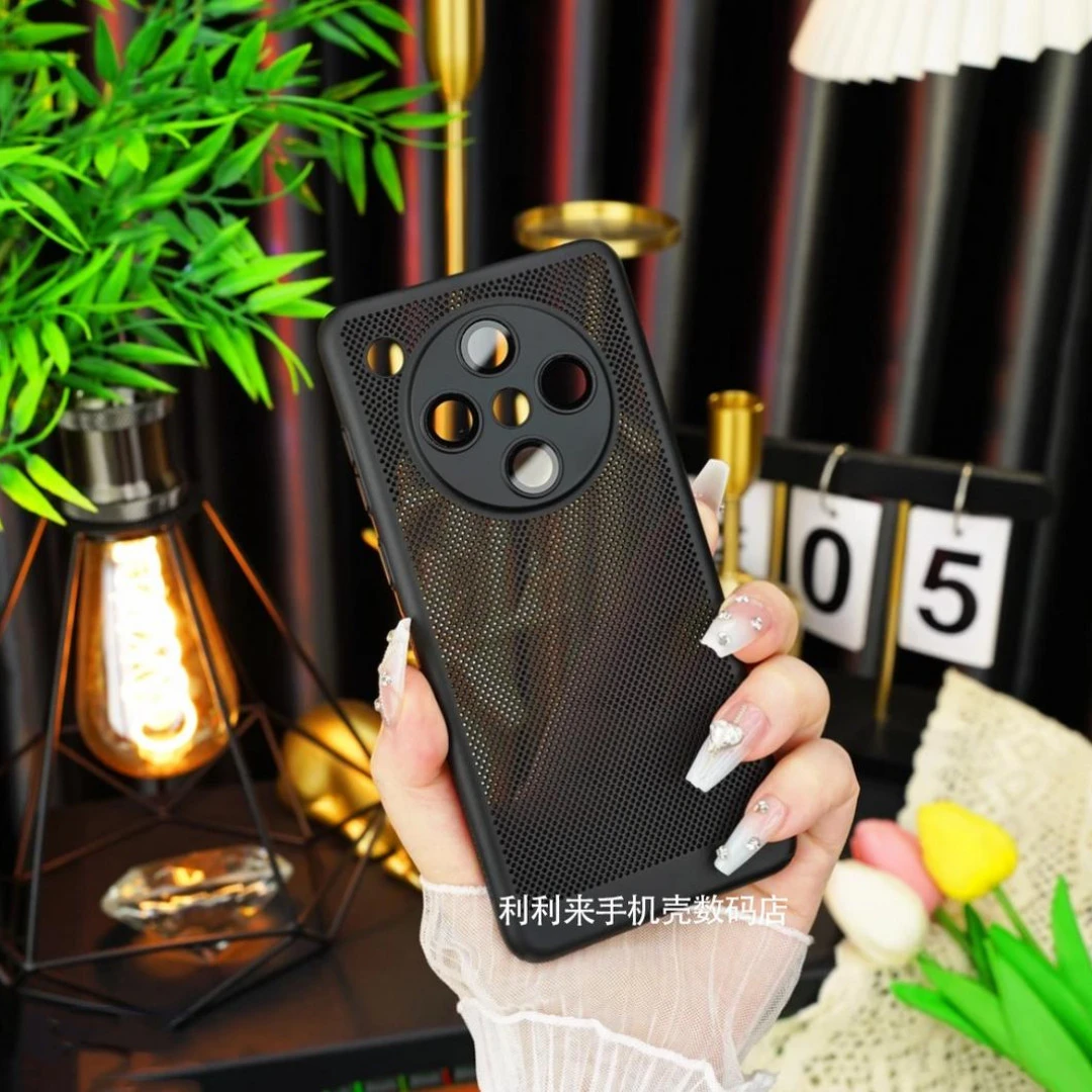 适用OPPO Findx8手机壳蜂窝网格自带镜头膜散热透气防摔Findx8Pro