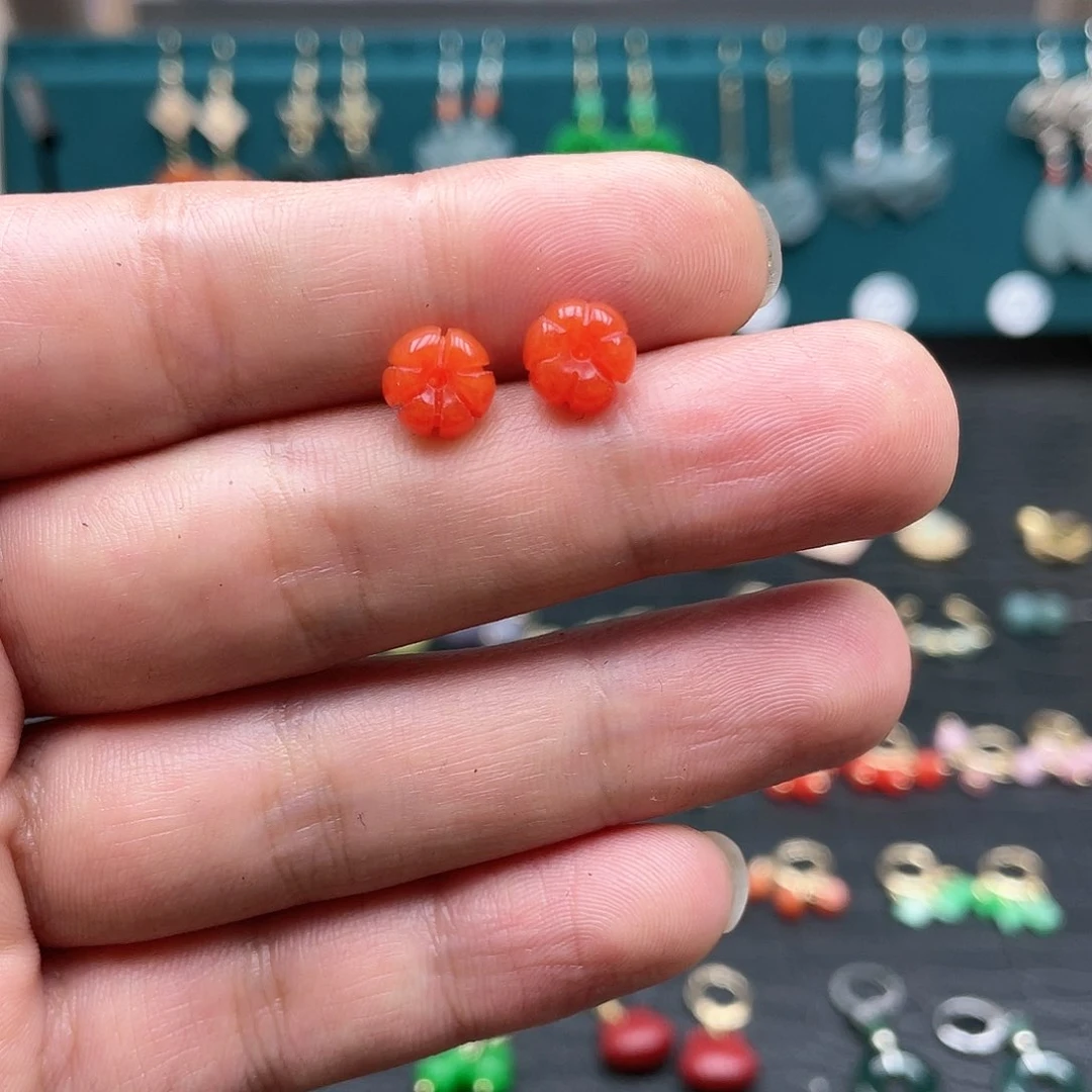 未镶嵌翡翠耳饰08747