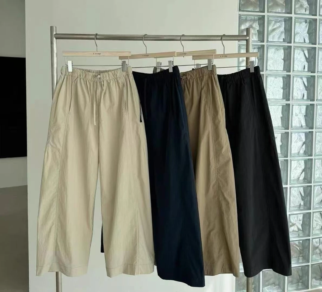 AB 新款松紧腰休闲百搭速干休闲裤布裤子
