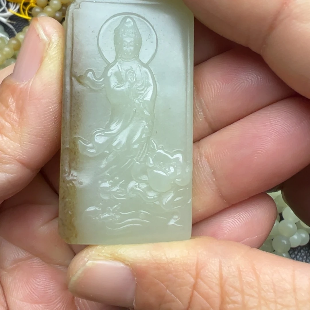 和田玉（糖玉）未镶嵌吊坠(不含链)