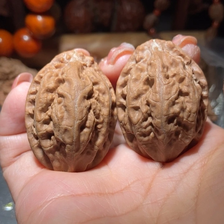 把件文玩核桃东北楸子小雪62