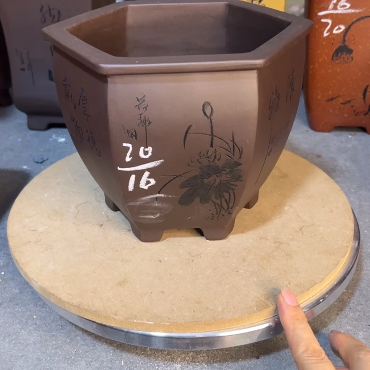 紫砂花盆紫砂花盆