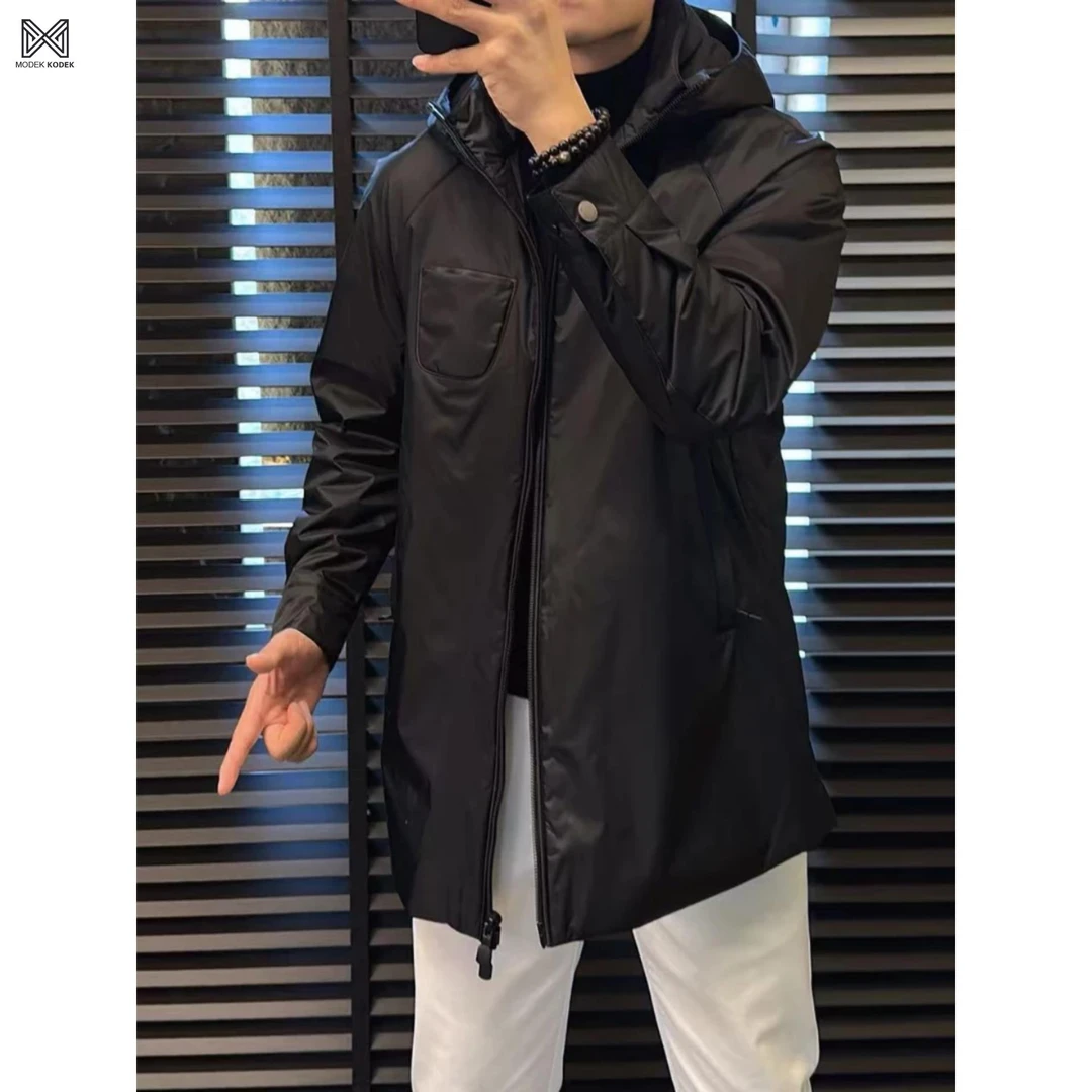MODEK KODEK冬季新款连帽棉服时尚潮流加厚保暖夹克棉衣外套百搭