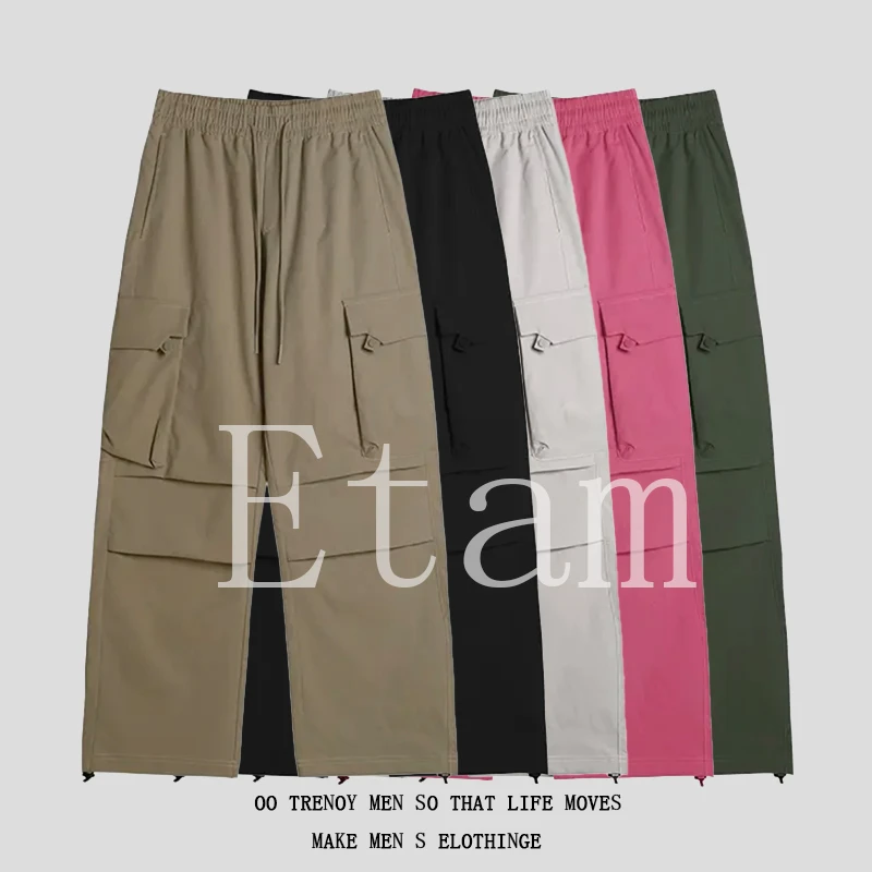 【小杜】美式秋冬直筒潮流运动简约青春时尚休闲工装裤百搭男款