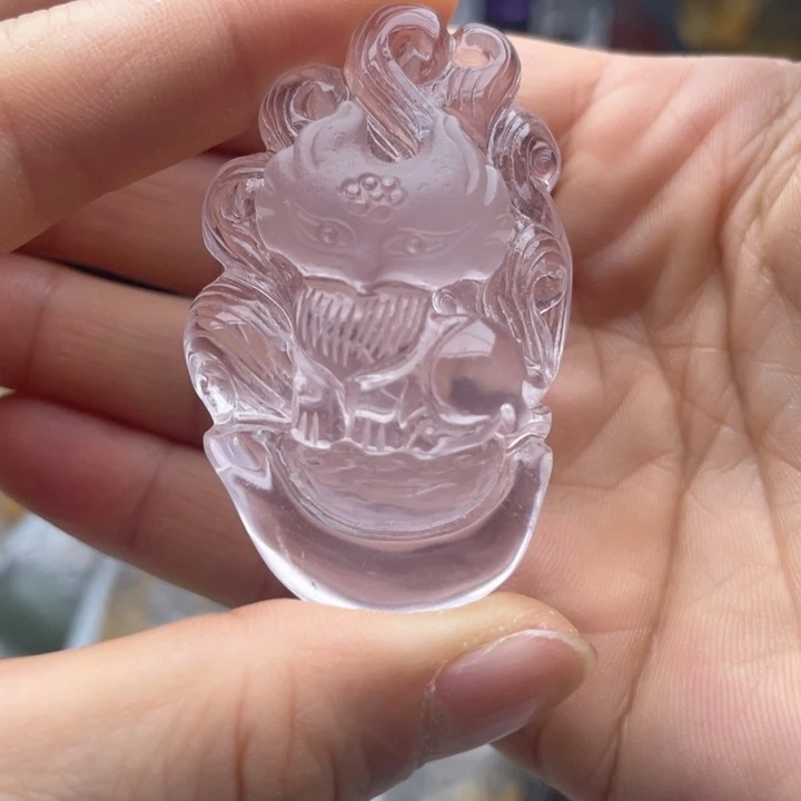 水晶未镶嵌吊坠(不含链)