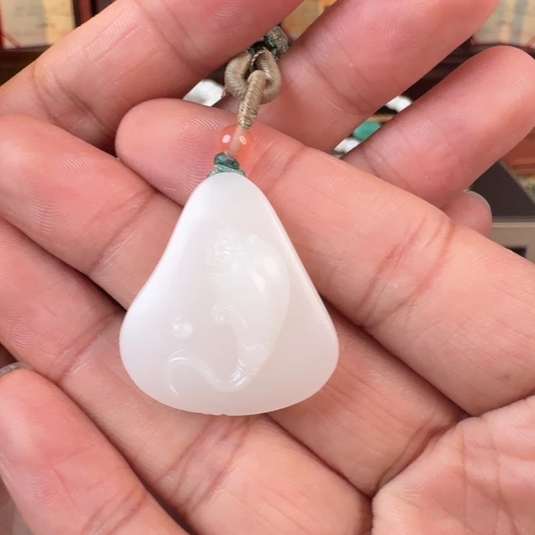 和田玉未镶嵌颈饰和田玉挂件