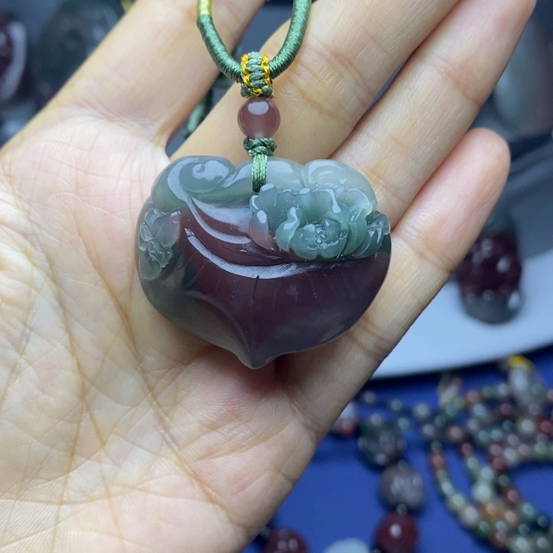 玛瑙/玉髓未镶嵌吊坠(不含链)