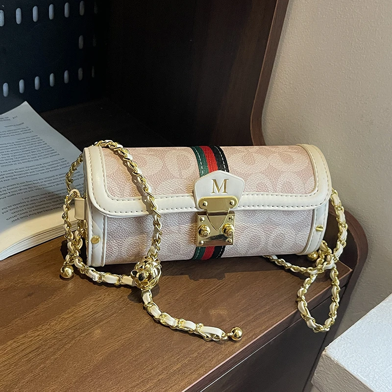 2025夏季新款轻奢复古巴比龙高级质感单肩斜挎包1258