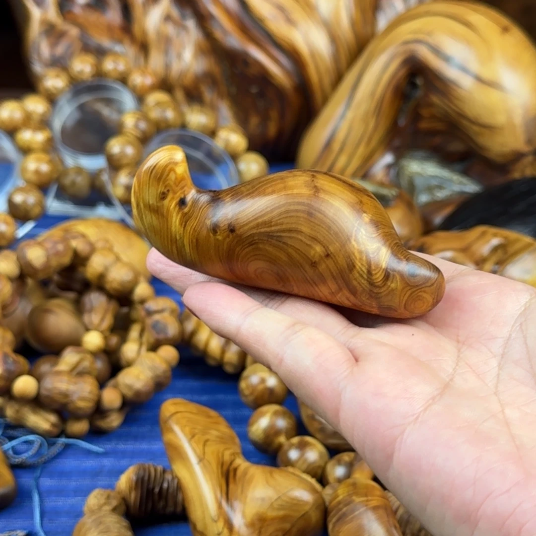 柏木（崖柏）北太行崖柏陈化花纹手把