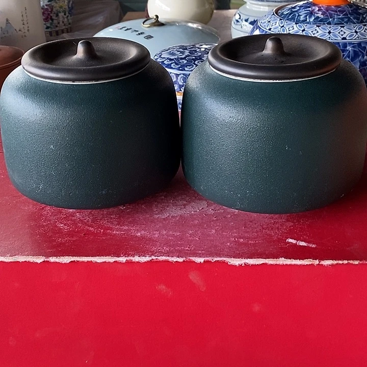 瓷片陶瓷茶叶罐储物罐密封罐