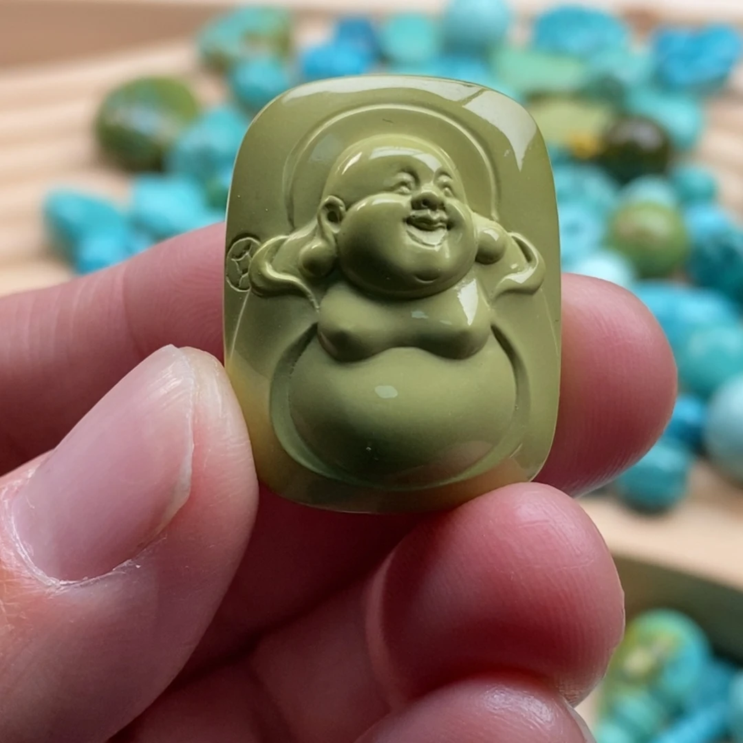 绿松石合金手链湖北原矿绿松石