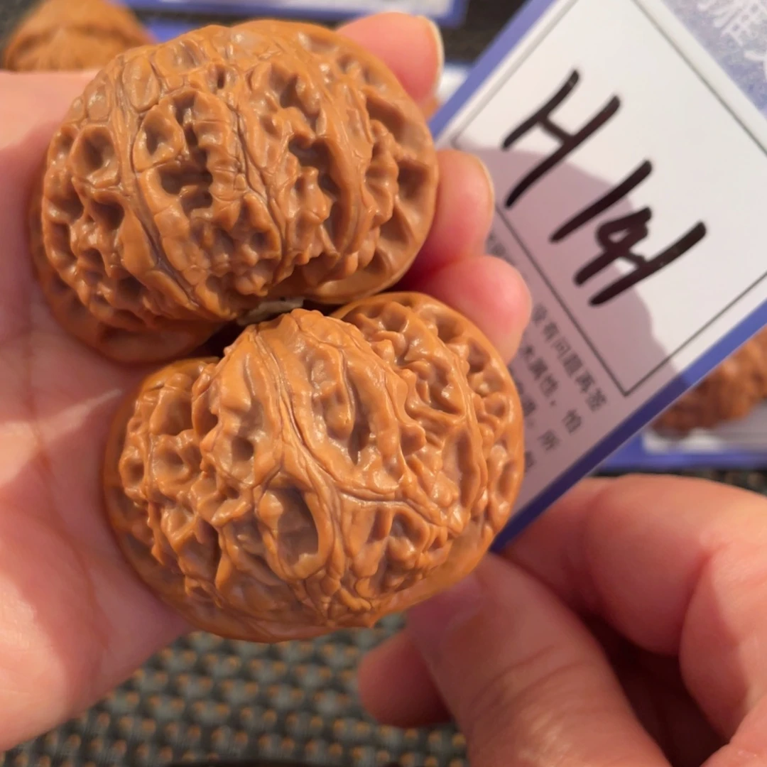 文玩核桃把件三*H141宫灯45