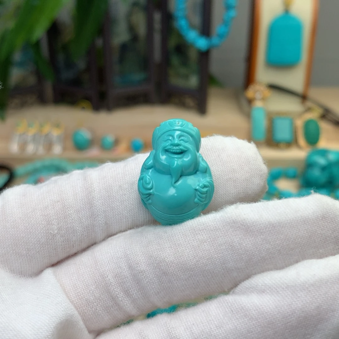 绿松石珠宝半成品未镶嵌