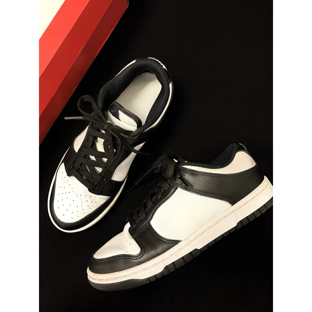 LJR版Dunk黑白熊猫【全掌气垫】低帮男女同款经典休闲运动莆田鞋