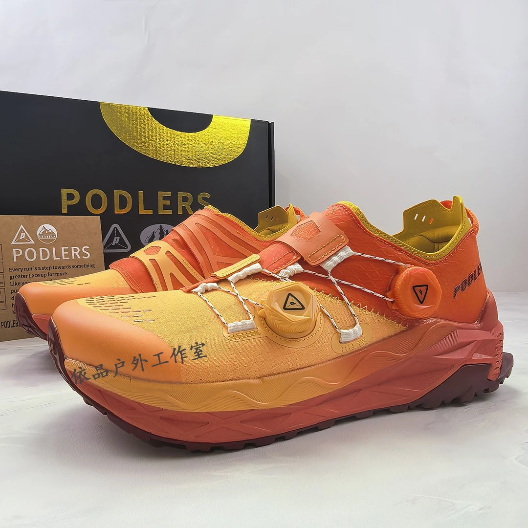 PODLERS英国玻德利户外情侣宽脚掌运动鞋男越野跑鞋宽楦宽头鞋女
