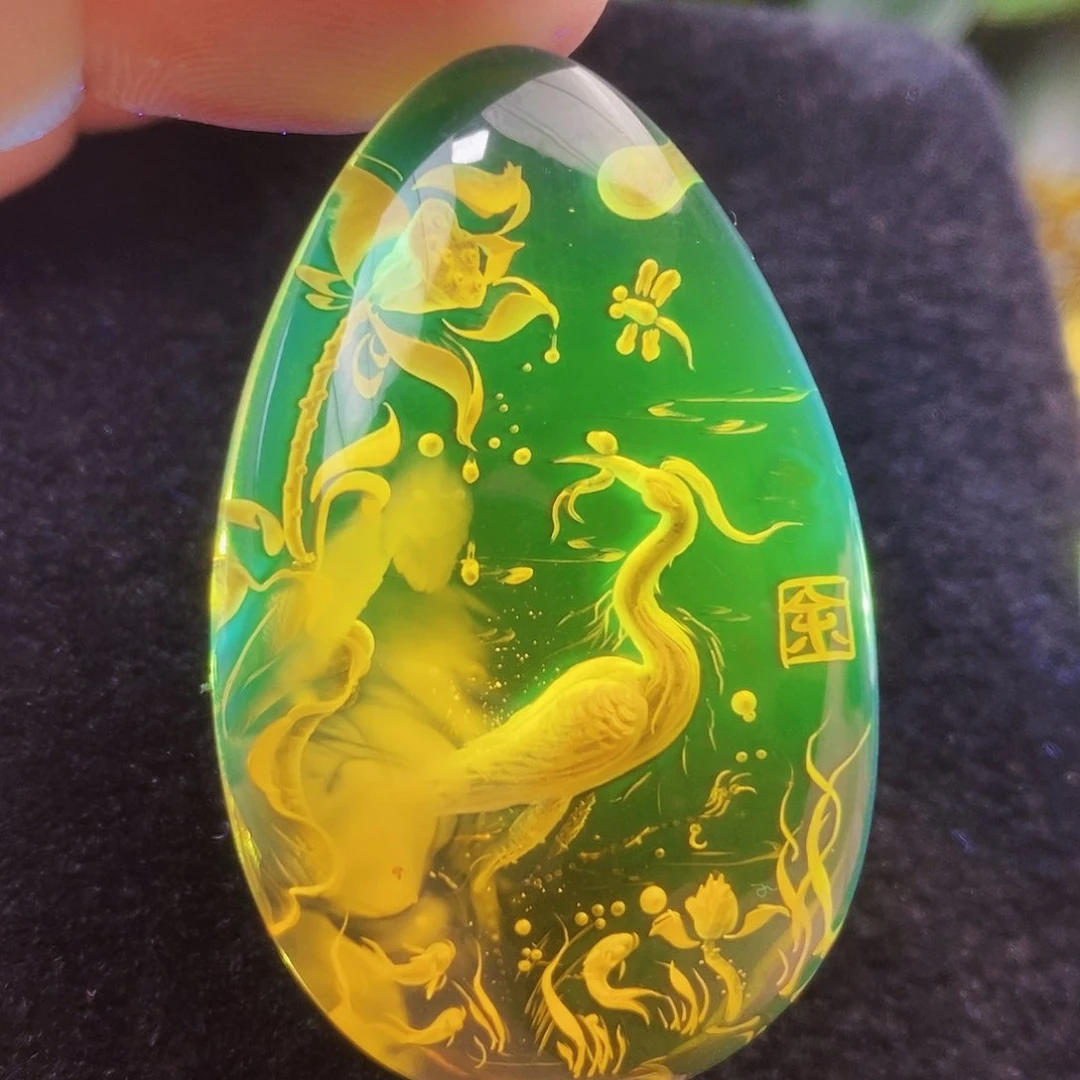 【闪购商品】金珀吊坠(不含链)未镶嵌