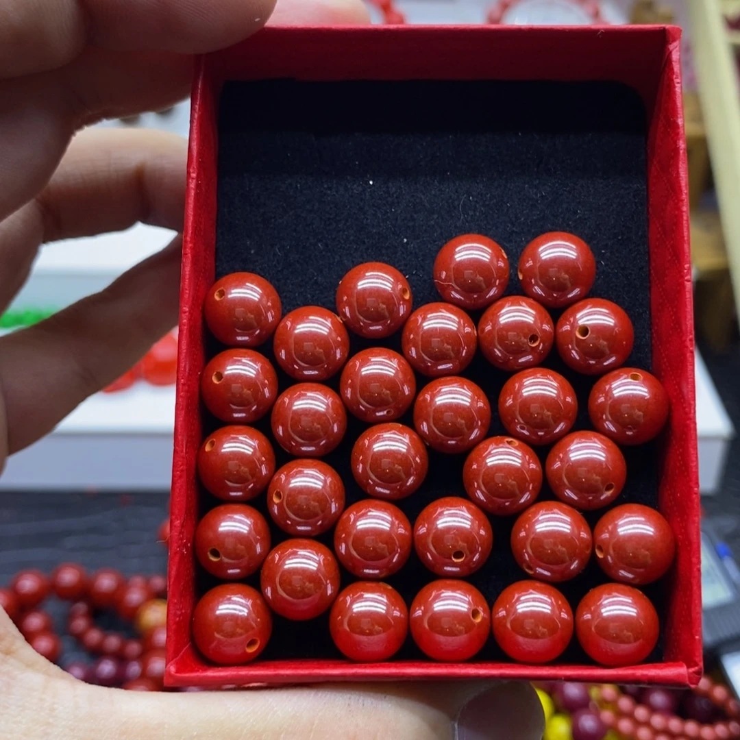 天然辰砂朱砂帝王10mm