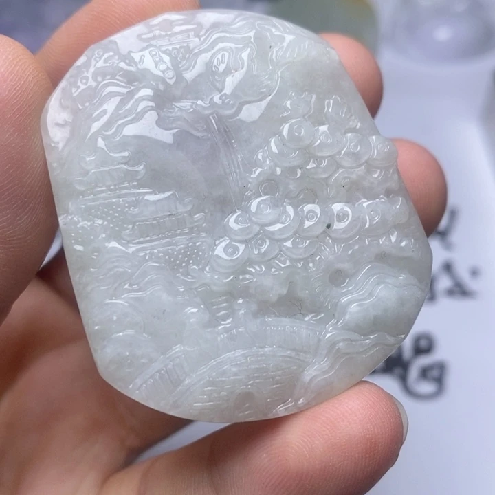 颈饰未镶嵌翡翠翡翠