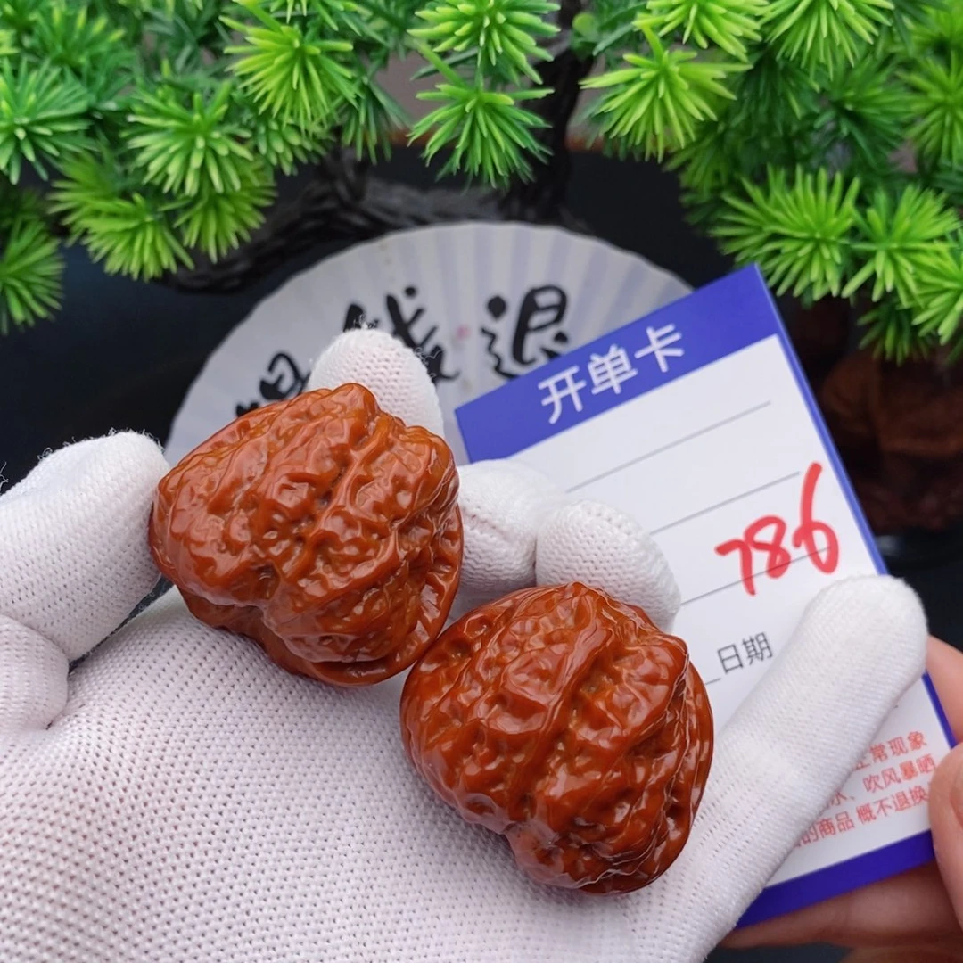 把件文玩核桃38蛤蟆头786
