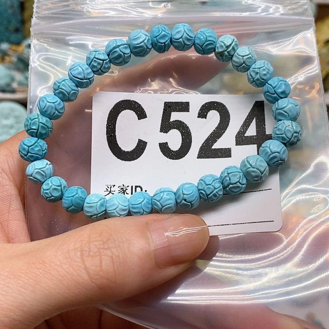 未镶嵌绿松石绿松石配饰定制