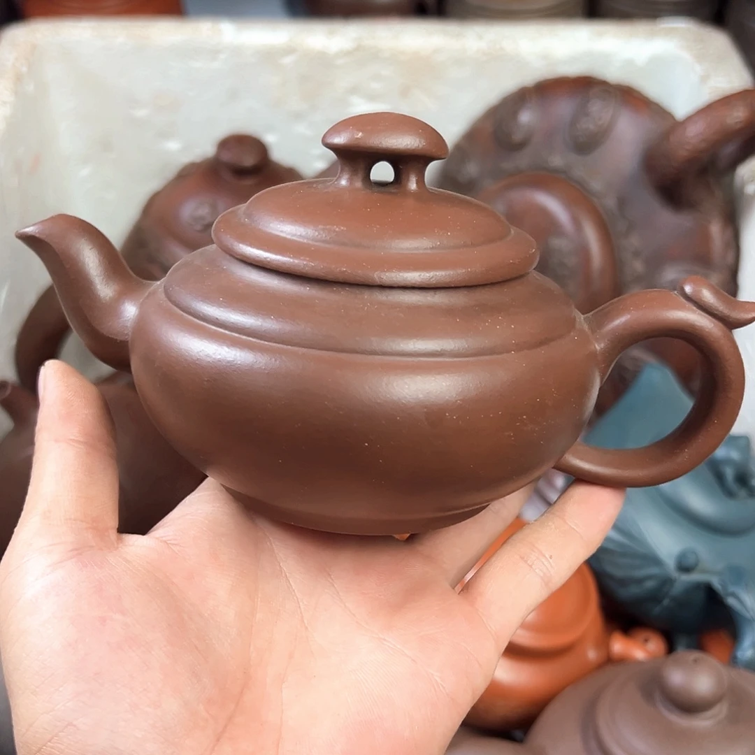 茶壶紫砂宜兴原矿紫砂壶400毫升容量