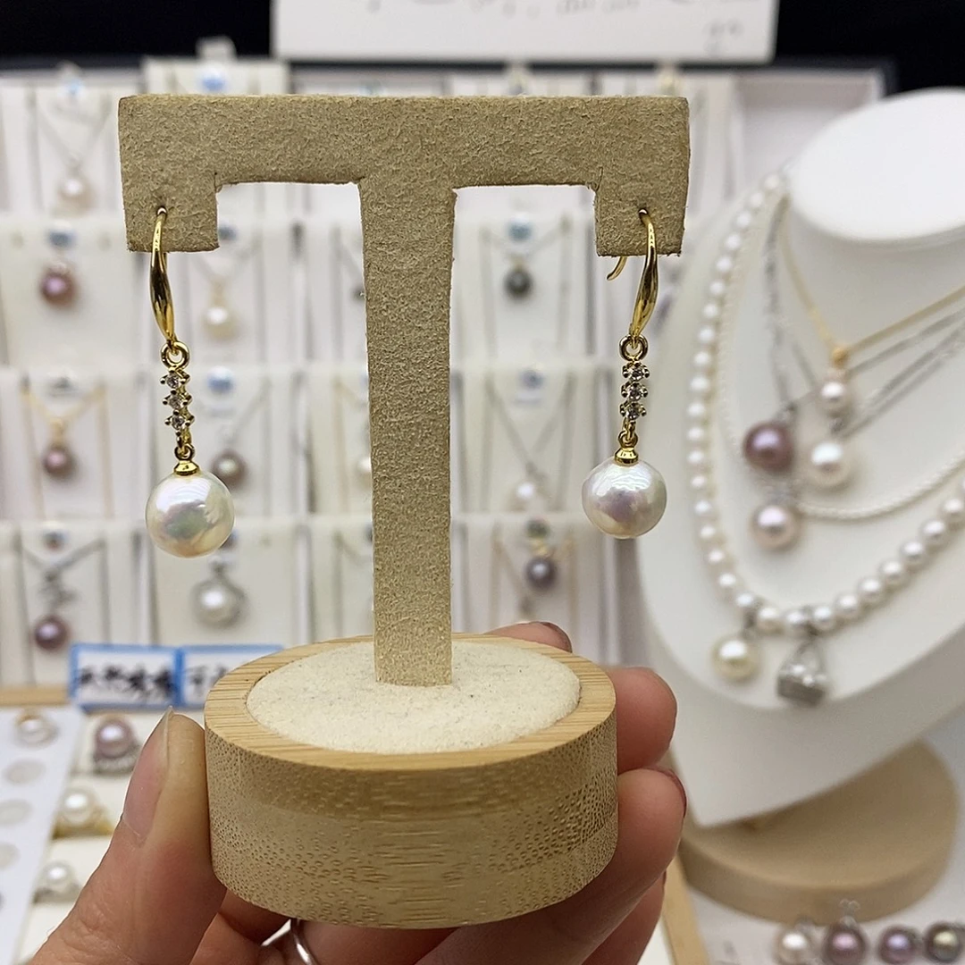 合金淡水珍珠吊坠(不含链)