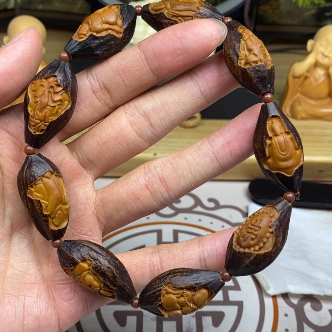 橄榄核手串/手链橄榄核雕工艺手串