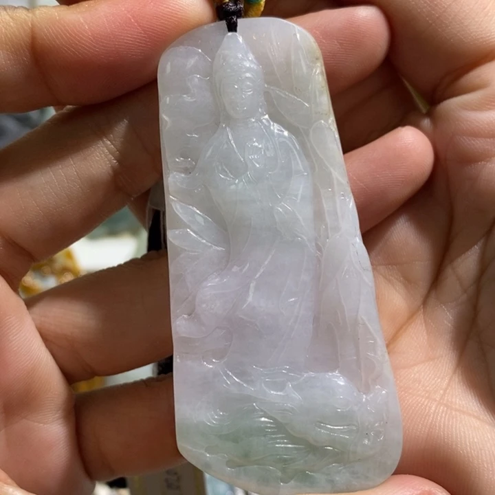 翡翠颈饰未镶嵌佛*翡翠