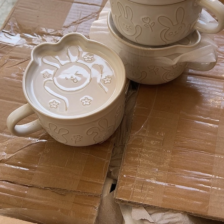 瓷片全部瑕疵特价兔子