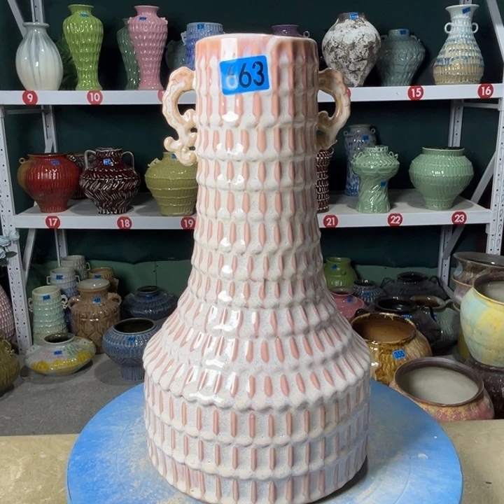 懒***洋景德镇陶瓷花盆花器663